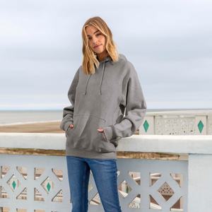 เสื้อฮู้ดผ้าฝ้ายหนานุ่มสำหรับผู้ชาย สไตล์สปอร์ตแคชชวล พร้อมเชือกผูกและลายพิมพ์ตัวอักษร เหมาะสำหรับฤดูหนาว - Product Image 2