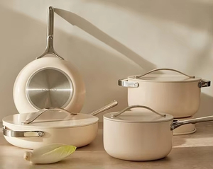Luxurious 7-Piece Nonstick Stainless Steel <b>Cookware</b> Set Modern Home Cooking Pots Pans Lid Gas Induction Stove Compatible - Product Image 6