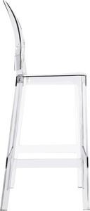 Chaise <span class=keywords><strong>de</strong></span> salle à manger élégante et moderne <span class=keywords><strong>en</strong></span> acrylique, dossier ovale, sans accoudoirs, chaise fantôme transparente, taille personnalisée pour les hôtels et les restaurants - Product Image 5