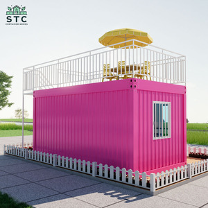 บ้านคอนเทนเนอร์สำเร็จรูปราคาโรงงาน ขยายได้ เคลื่อนย้ายได้ ร้านกาแฟ บ้านคอนเทนเนอร์ขาย - Product Image 4