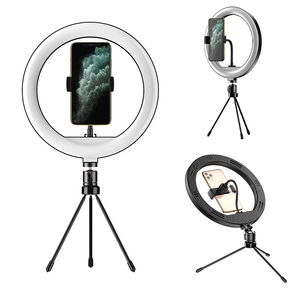 APEXEL 3000K-6500K <strong>Make</strong> <strong>up</strong> LED Ring <strong>Light</strong> Dimmable 10 Inch Selfie Ring <strong>Light</strong> with Tripod Stand - Product Image 2