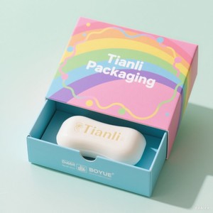 Biểu Tượng Tùy Chỉnh Xà Phòng Trượt Ngăn Kéo Hộp Xà Phòng Bao Bì Hộp Với Giấy Chèn Màu In Logo Quà Tặng Hộp Giấy - Product Image 1