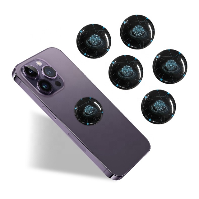 Hoonni Terahertz Chip EMF Protection Health Care Negative Ions Quantum Shield Silicone Anti Radiation Phone Sticker