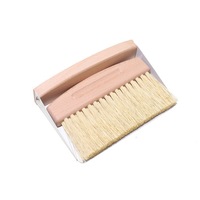 Balai à poussière en bois pour clavier de table, mini balai portable en bambou pour le nettoyage des surfaces