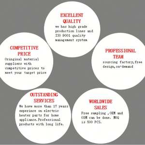 2025 gros chauffage rapide Mica bande chauffage électrique baril en fonte d'aluminium avec distributeur pièces de chauffage domestique - Product Image 6