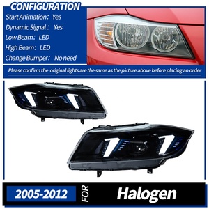 Conjunto de Faros Delanteros Adaptativos para <span class=keywords><strong>BMW</strong></span> 2010 2011 / Faros Delanteros Halógenos Xenón para Automóvil <span class=keywords><strong>E90</strong></span> 2005 2007 2008 - Product Image 6