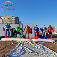 Figurines de Super-héros gonflables, décoration de fête personnalisée, pour bricolage
