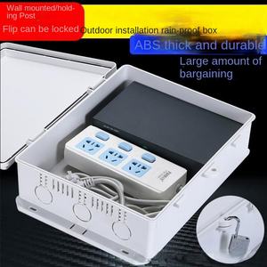 Boîte électrique extérieure Zhengxing 800D, boîte étanche pour caméra de surveillance, boîte de jonction en plastique anti-eau avec serrure, 327x230x95mm - Product Image 2