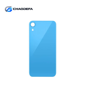 High Quality Repair Parts Big Hole Back Glass Replacement for iPhone XR Mobile <b>Phone</b> Battery Rear Cover Housing - Product Image 4
