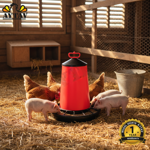 Comedero Automático de Plástico Certificado, Mediano, 15 kg, para Pollos y Cerdos, para Ganadería, Nuevo, 1 Año de Garantía, Modelo 302410 AYTAV - Product Image 3