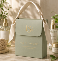 Boîte cadeau de luxe noire et rose personnalisée, écologique, avec poignée en ruban gaufré, pour boutiques, bijoux, foulards et emballages alimentaires