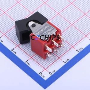 MR-0-202-A01-0000-RS Rocker Switch Through hole Component (THT) Switch Concave Bend Solder Tab Black 2A - Product Image 2