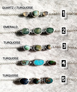 Bracelet en argent sterling fait main avec pierre émeraude, artisanat élégant, élégance moderne, caractère unique, poids 13,3 g - Product Image 1