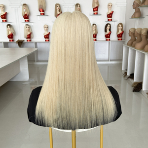 Topper de Cabello Humano con Base de Seda y Encaje 5"x6" 100% Cabello Humano Europeo 0.11 Encaje Frontal Transpirable para Mujer - Product Image 6