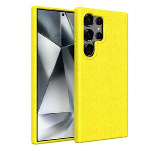 Coque de téléphone magnétique en paille de blé pour Samsung S24 housse mate en TPU souple Ultra écologique pour Galaxy S25 S23 Plus S22 <span class=keywords><strong>S21FE</strong></span> - Product Image 5