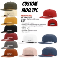 Gorra Snapback Personalizada 2025, Nueva Moda, Cuerda Plana, Richardson 256, Logotipo Personalizado, Color Sólido, Gorras de Cuerda de Camuflaje de Alta Calidad