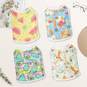 Colección de Primavera, Chaleco Cómodo con Estampado de Dibujos Animados para Perros Pequeños y Medianos, <span class=keywords><strong>Ropa</strong></span> para Mascotas Hecha de Poliéster - Venta al por Mayor - Product Image 2