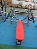 Machine à presse pectorale plate efficace pour la musculation avec conception à plaques d'acier, fonctionnalité de puissance pour l'entraînement des bras, sécurité avant tout