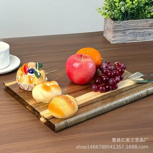 Huifa <b>Wooden</b> Book Style Cutting Board Set Acacia Wood Thickened Double Sided Anti Slip Kitchen Chopping <b>Block</b> Rectangle - Product Image 5