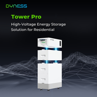 Batterie Dyness Tower TP7 TP14 192V HV Lifepo4 10kw, batterie solaire lithium haute tension empilable, batterie de stockage d'énergie domestique 7KWH