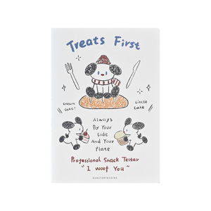 Quaderno A5 con rilegatura a punto metallico per studenti, con pagine a righe orizzontali, per appunti, in stile semplice e moderno, con stampa a colori e design a tema alimentare, per diario creativo. - Product Image 5