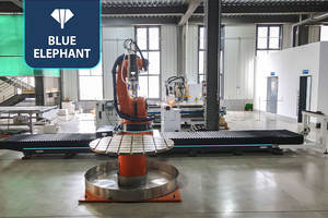 Six-axis <b>Articulated</b> <b>Robotic</b> Arm for Foam and Stone Processing with Automatic Tool Change 275Kg Load Capacity 380V/220V - Product Image 2