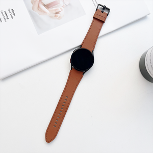 <span class=keywords><strong>Correa</strong></span> de cuero para <span class=keywords><strong>Samsung</strong></span> <span class=keywords><strong>Galaxy</strong></span> <span class=keywords><strong>Watch</strong></span> <span class=keywords><strong>4</strong></span>, pulsera clásica de <span class=keywords><strong>46mm</strong></span> y 40mm, sin huecos - Product Image 2