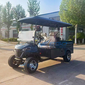 Nouveau véhicule utilitaire de golf vert foncé personnalisable, voiturette de golf électrique deux places, supporté par la Chine, vendu à bas prix - Product Image 5