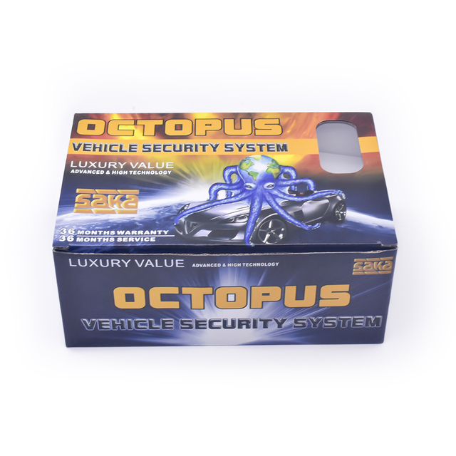 Africa Market Remote Control Car Alarm System Security OCTOPUS Car Alarm System