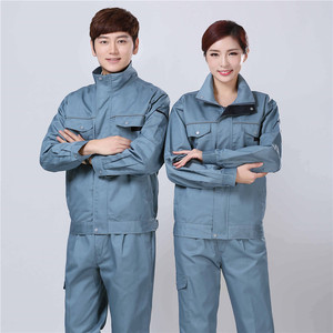 Chất Lượng Cao Phản Quang Cotton-Polyester Áo Khoác Và Quần Set Làm Việc Đồng Phục Cho Cơ Khí Hội Thảo - Product Image 5