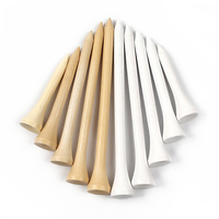 Top vente de haute qualité personnalisé écologique en bois plastique aluminium Portable accessoires de golf en plein air Tee pointes porte-balle