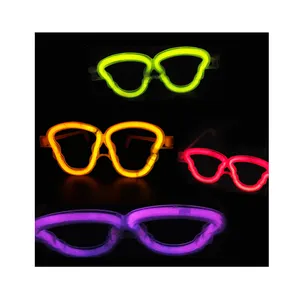 Wholesale New Innovations Grow In Dark Skeleton Shape wedding Eyeglasses Glow Sticks party pack