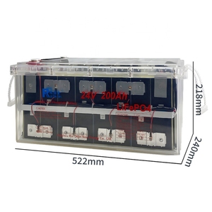 แบตเตอรี่ลิเธียม100Ah 24V Lifepo4 300Ah แบตเตอรี่แพ็คแบตเตอรี่ลิเธียม24V 400Ah 200Ah ด้วย BMS สำหรับรถกอล์ฟ - Product Image 2