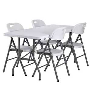 Cheap Wholesale Outdoor <b>Garden</b> White HDPE Plastic <b>Folding</b> <b>Chair</b> for Party Wedding - Product Image 2