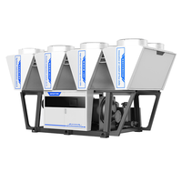 Refroidisseur industriel Kingfit 380V R134a refroidi par air pour moteur de compresseur à roulement magnétique haute efficacité, température de fonctionnement 7-12°C