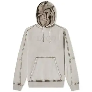 Sweat à capuche avec logo 3D en relief pour hommes, streetwear hip hop à la mode 100% coton personnalisé OEM