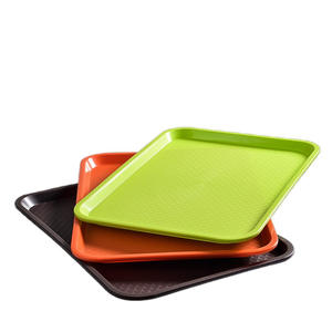 Plaque <span class=keywords><strong>de</strong></span> collation rectangulaire en PP <span class=keywords><strong>de</strong></span> haute qualité plateau <span class=keywords><strong>de</strong></span> restauration rapide plateau empilable en plastique plateau antidérapant - Product Image 5