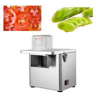 Machine à découper les légumes multifonctionnelle commerciale pour cantine, cuisine, pommes de terre, radis, oignons, tranchage, râpage, découpage en dés, frites ondulées