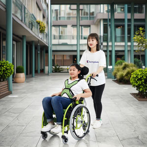 <span class=keywords><strong>Silla</strong></span> de <span class=keywords><strong>Ruedas</strong></span> Manual Plegable de Seguridad para Niños con Parálisis Cerebral, Venta al Por Mayor, Precio Económico - Product Image 1