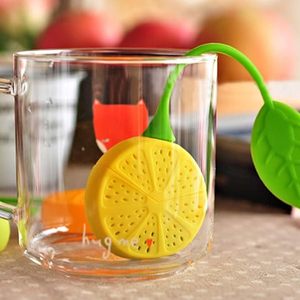 Small Size Strawberry Fruit Design <b>Silicone</b> Sink Tea Infuser Strainer for Tea Drinker - Product Image 6