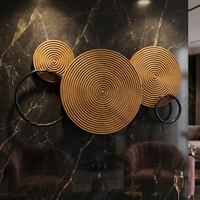 Décoration murale en bois et métal, style campagnard, accent décoratif pour la maison, 82,55*5,08*43,82CM, décoration murale en bois noir pour le salon
