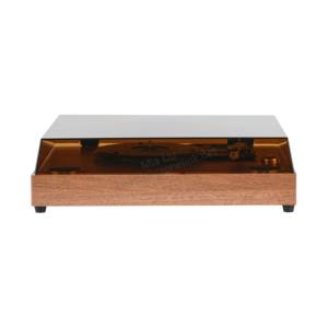 Tocadiscos de Madera Retro Vintage de 3 Velocidades, Reproductor de Vinilo <span class=keywords><strong>Hi</strong></span>-<span class=keywords><strong>Fi</strong></span> con Altavoces Integrados para Regalos - Product Image 5