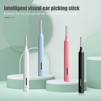 Caméra otoscope numérique sans fil 4,3 mm, outil de nettoyage d'oreilles HD 1080p, microscope numérique WiFi pour l'élimination du cérumen
