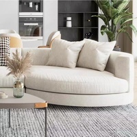 Canapé d'angle italien personnalisable, style Wabi-Sabi, crème nordique, une place, rembourrage en éponge, tissu technique, luxe léger moderne