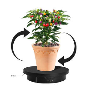 Nouveau support rotatif automatique 3 en 1 de 15 cm / 18 cm / 22 cm, vitesse réglable, plateau tournant avec télécommande - Product Image 2