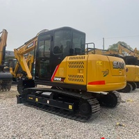 Excavatrice hydraulique d'occasion SANY SY95C 9,5 tonnes pour travaux de construction