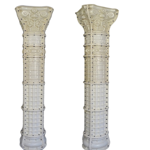 Factory Price <strong>Plastic</strong> Round Roman Pillar Molds for Sale Outdoor <strong>Column</strong> ABS <strong>Plastic</strong> Molds for Concrete Marble Pillar Mold - Product Image 6