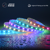 Tira de Luces LED RGB Programable Plug&Play Magic JERCIO |   SK6815/WS2815/GS8208 DC12V Continuidad de Punto de Interrupción para Manualidades DIY