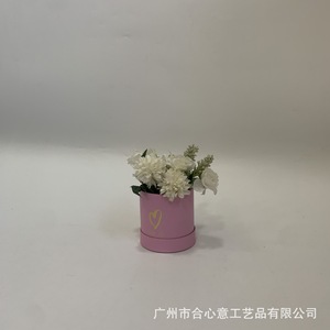 Heartfelt <span class=keywords><strong>Macaron</strong></span> Simple <span class=keywords><strong>Mini</strong></span> Baril Rond Boîte À Fleurs Frais pour Apple Box pour Savon Bougie Portefeuille Emballage Cadeau - Product Image 2