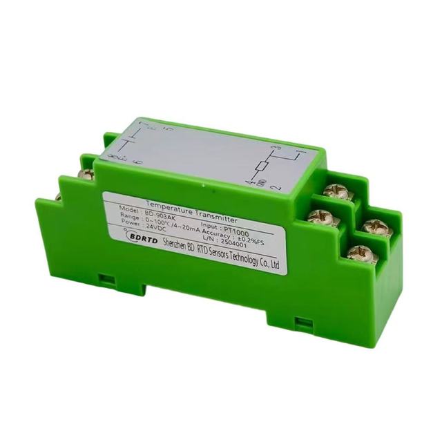 Pt1000 Temperature Transmitter Output Current (4~20mA) Signals
